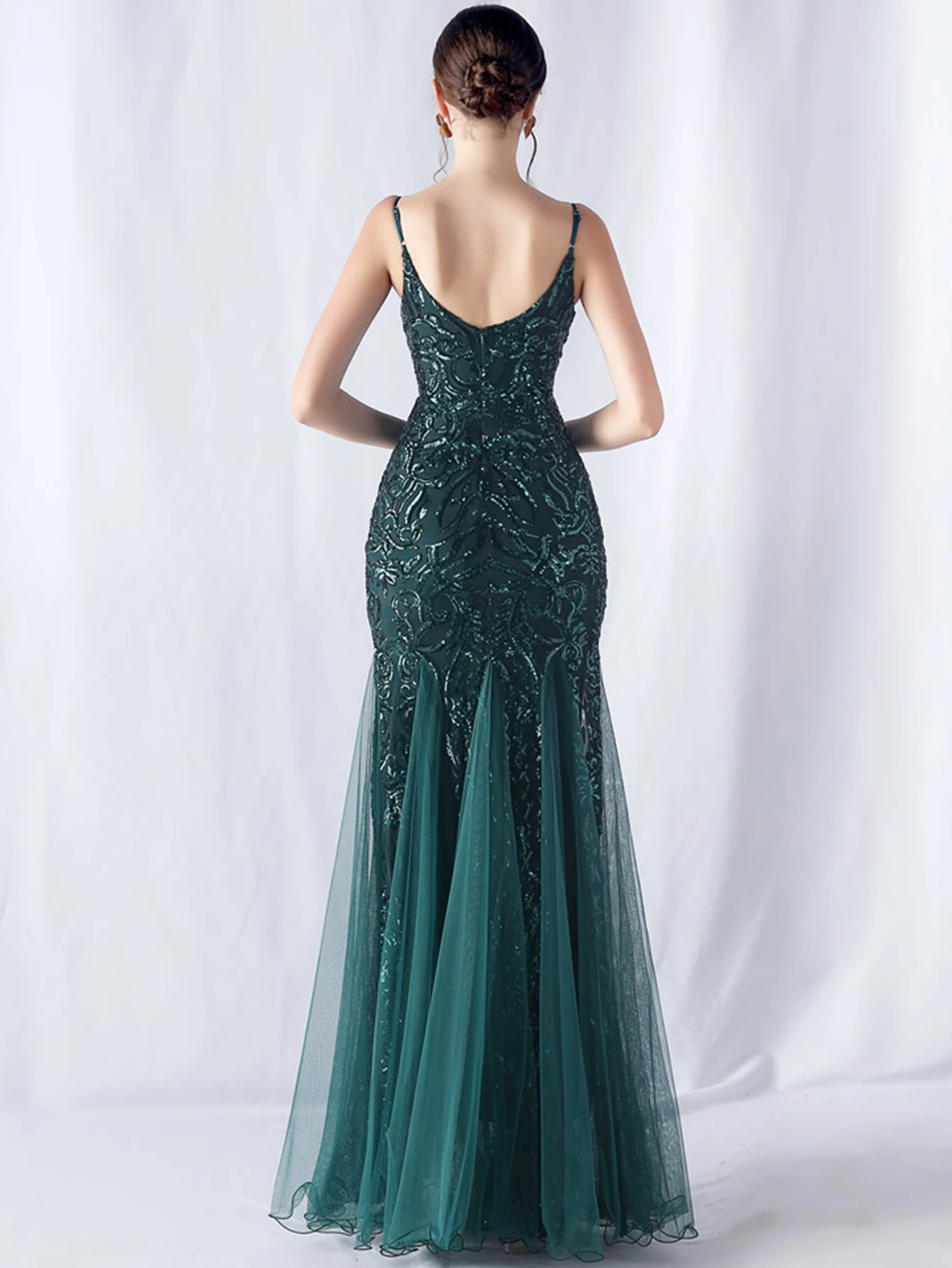 Sexy Elegant Long Wedding Evening Dresses for Women 2026 Mesh Birthday Party Dresses Woman Pink Maxi Sequin Summer Dress Vestido