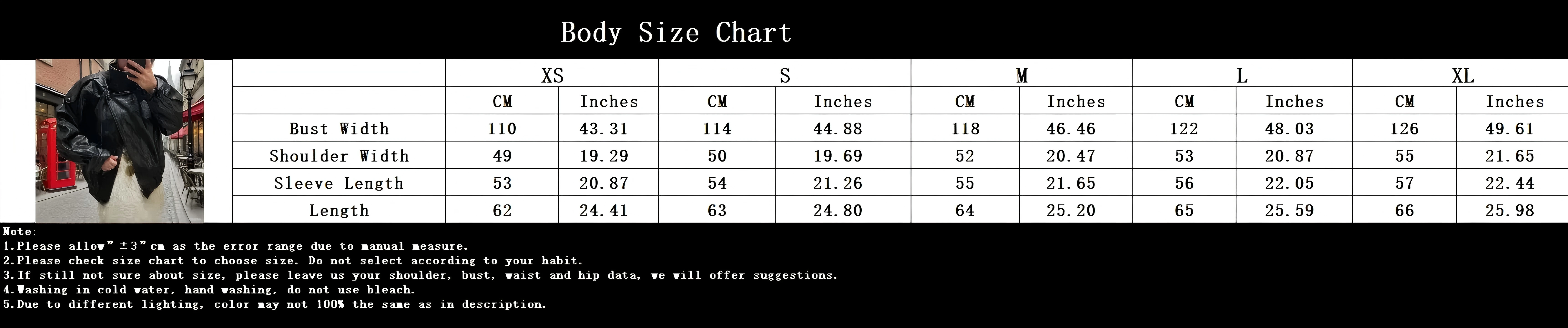 KONDALA Casual Chic Black Leather Jackets Women Long Sleeve Buttons Elastic Oversized Coats Fashion 2026 Spring Streetwear Coats
