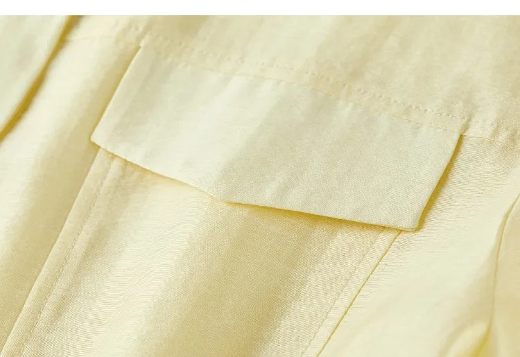 SENTUBILA Lyocell Shirt Women Sun Protection See-Through Tops 2026 Spring Summer Short Shirt Jacket Woman Shackets Q61WF6012