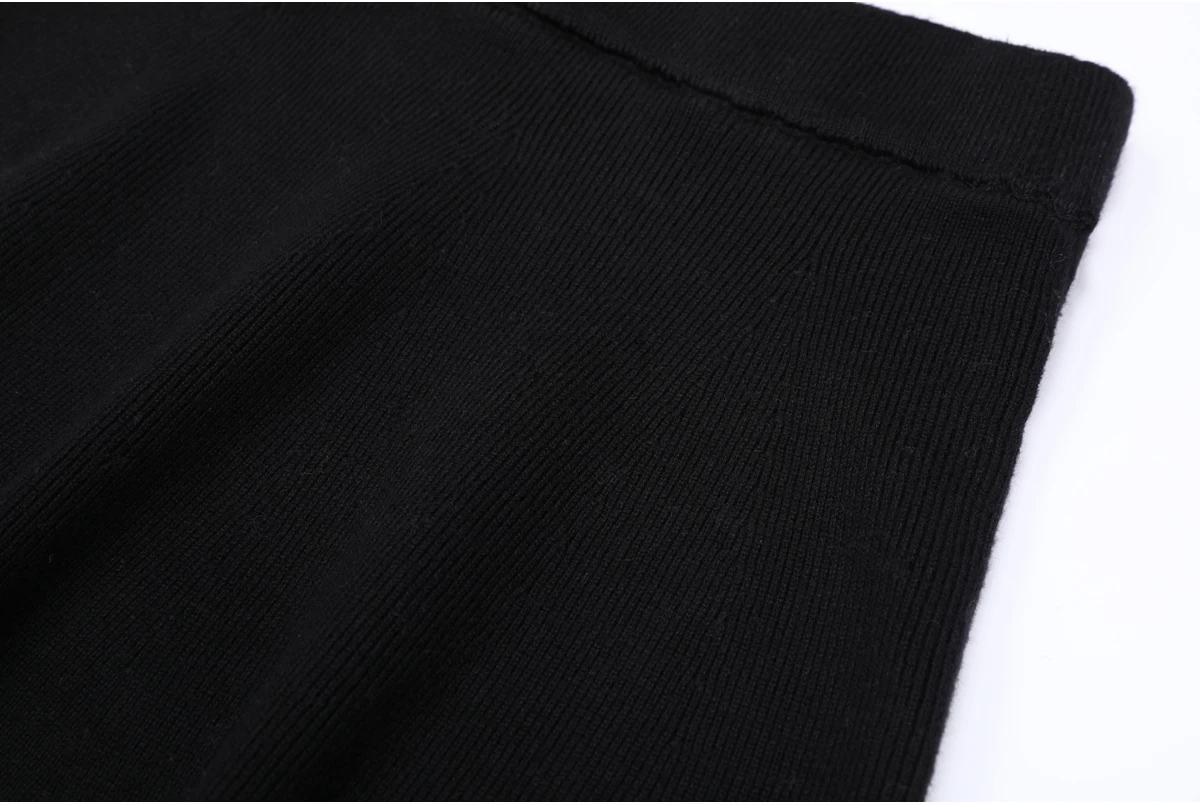 High Quality Spring And Autumn New Style Bright Silk Nail Bead Bow Belt Top Knitted Cardigan+half Skirt Slim Fit Women's Set