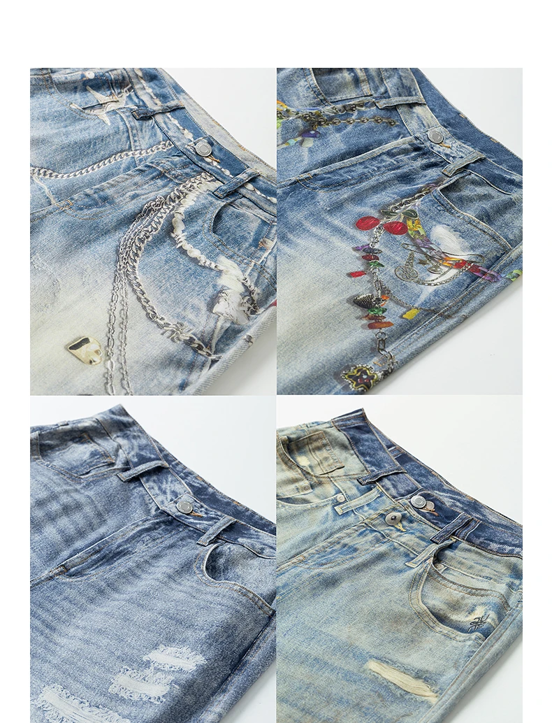 TOYOUTH Women Denim Jean 2025 Spring New Long Pants 8518053