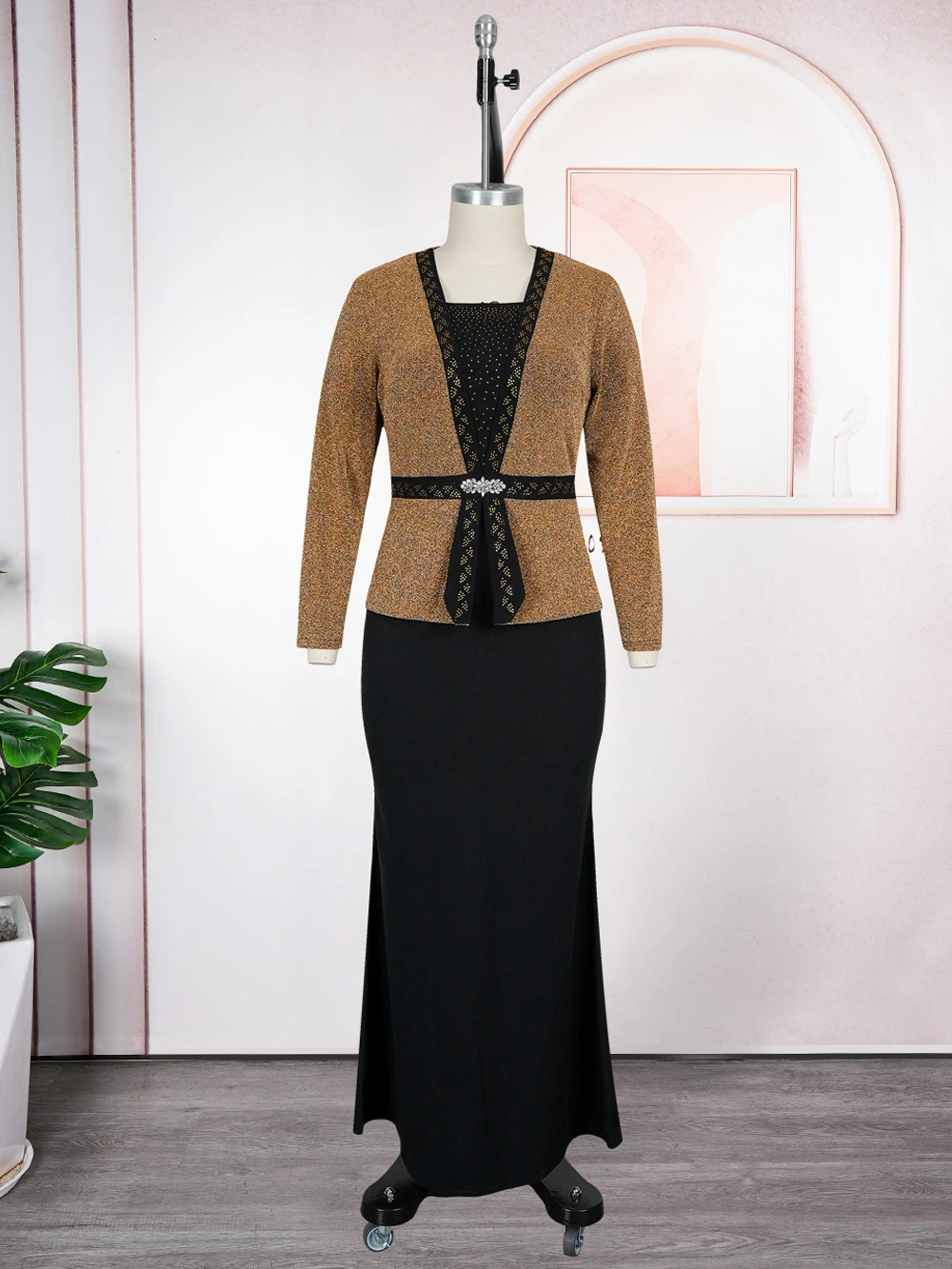 2026 Spring Long Dresses For Women Party Evening Gown African Dashiki Diamond Mermaid Maxi Robe Dubai Turkey Kaftan Clothing