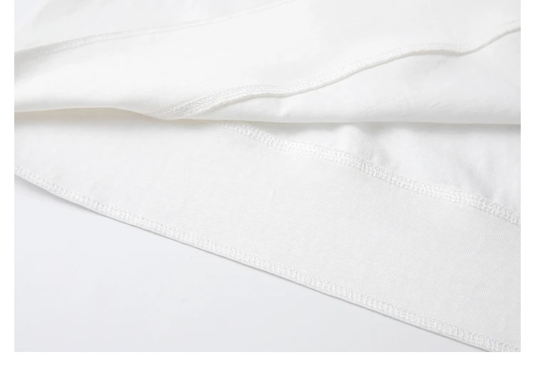 VIMLY Women's Cotton White Tees 2026 Spring Round Neck Pullover Long Sleeve T-shirt Casual Loose Tops for Woman Clothes A0712
