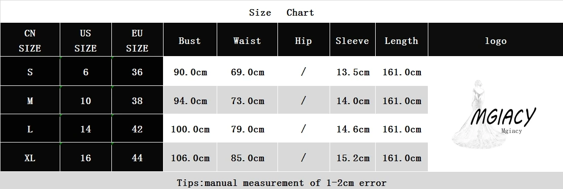Mgiacy V-neck cap sleeve ruffle lace Extra long evening gown Ball dress Party dress Bridesmaid dress