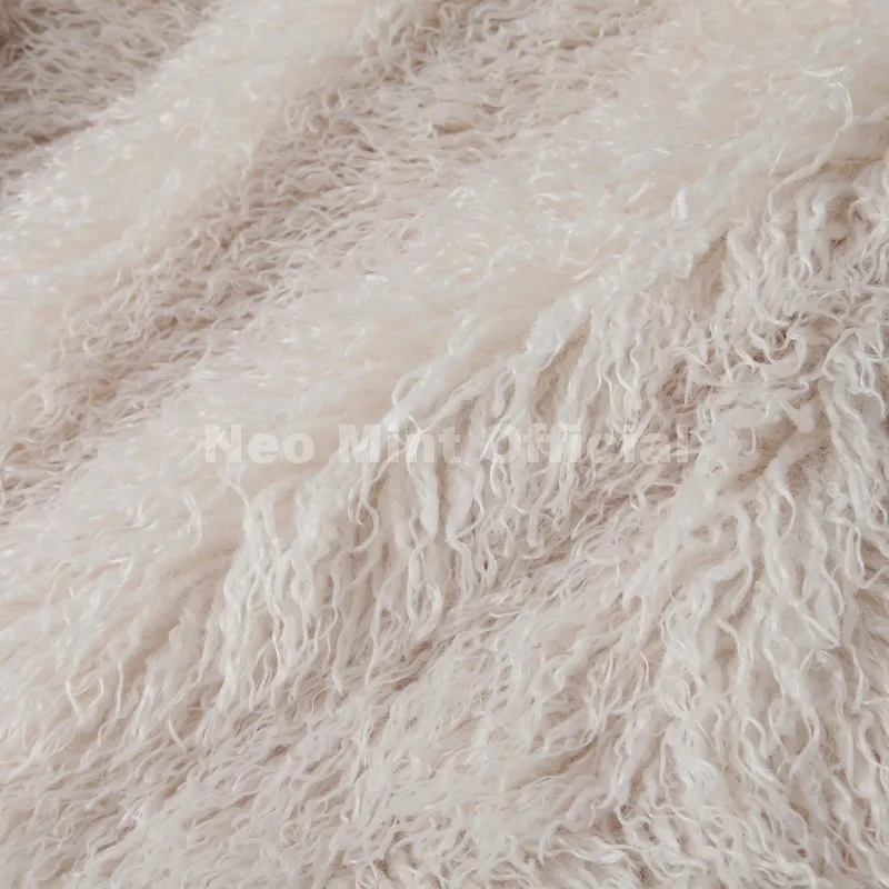Neo Mint 2025 Winter Lulicore Fashion Brown Faux Fur Coat Women Chic Autumn Warm Fluffy Sheep Fur Jacket Big Fur Collar Overcoat