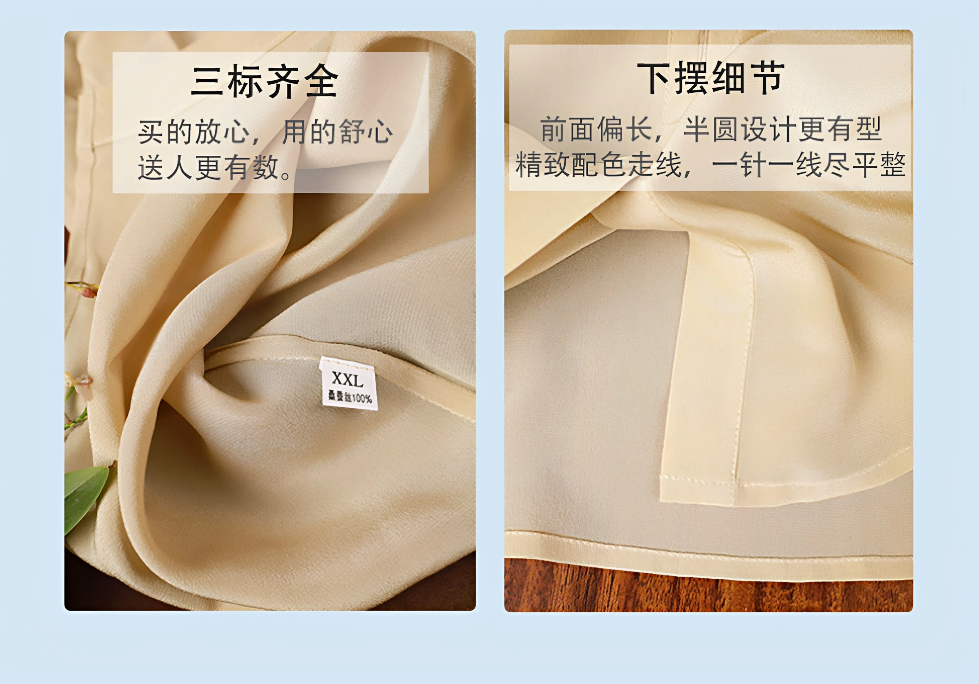 100% mulberry silk shirt women's double crepe matte long-sleeved simple square collar casual commute spring and summer thin