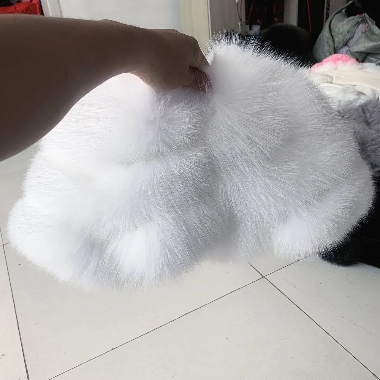 Children's Fox Fur Jacket Real Fox Fur Childs Fur Coat Suitable for Girls and Boys Aged 1-15 Years Old Kids Fur Coat Universal