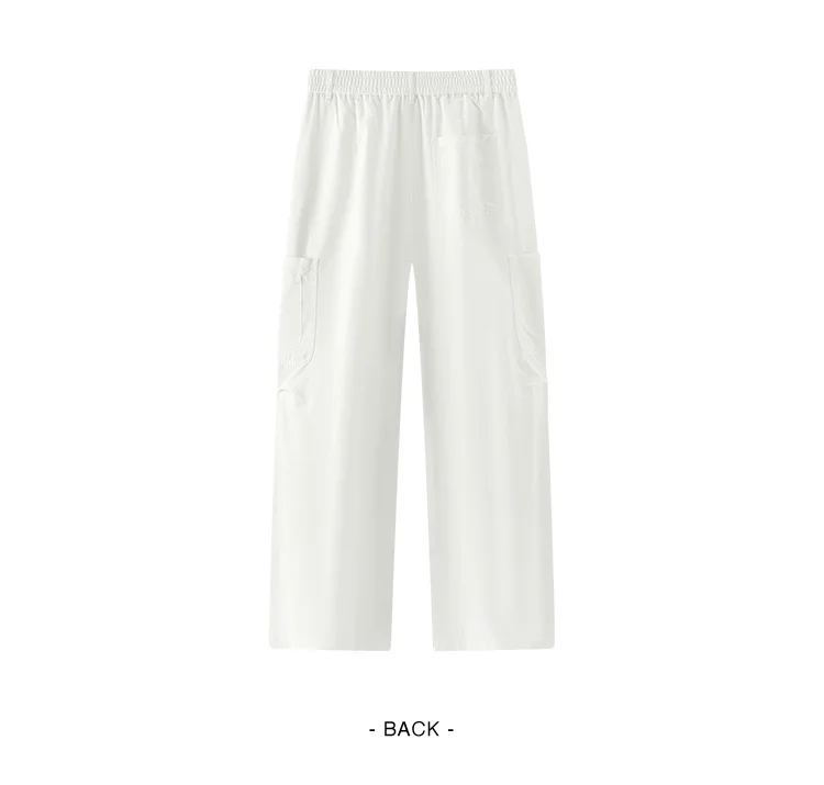 Semir Women Pants Pleated 2026 Drawstring Elastic Waist Workwear Wide Leg Urban Casual Everyday Style Soft Comfortable