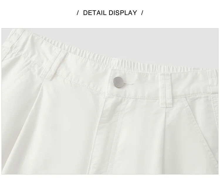 Semir Women Pants Pleated 2026 Drawstring Elastic Waist Workwear Wide Leg Urban Casual Everyday Style Soft Comfortable