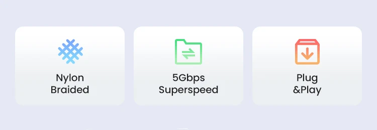 Ugreen USB C to Micro B 3.0 Cable 5Gbps 3A Fast Data Sync Cord For Macbook Hard Drive Disk HDD SSD Case USB Type C Micro B Cable