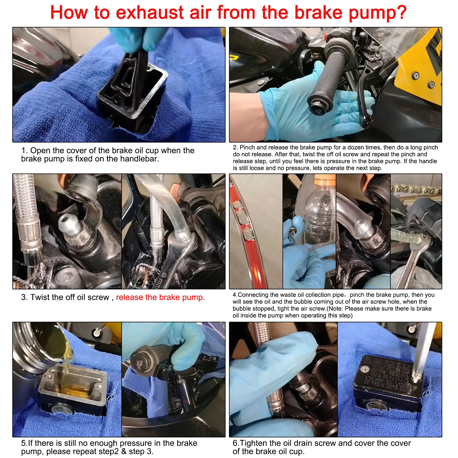 22MM M8/M10 Motorcycle Upper Front Brake Clutch Master Cylinder CNC Clutch Pump Reservoir Pump Lever Left Right Fit for Honda