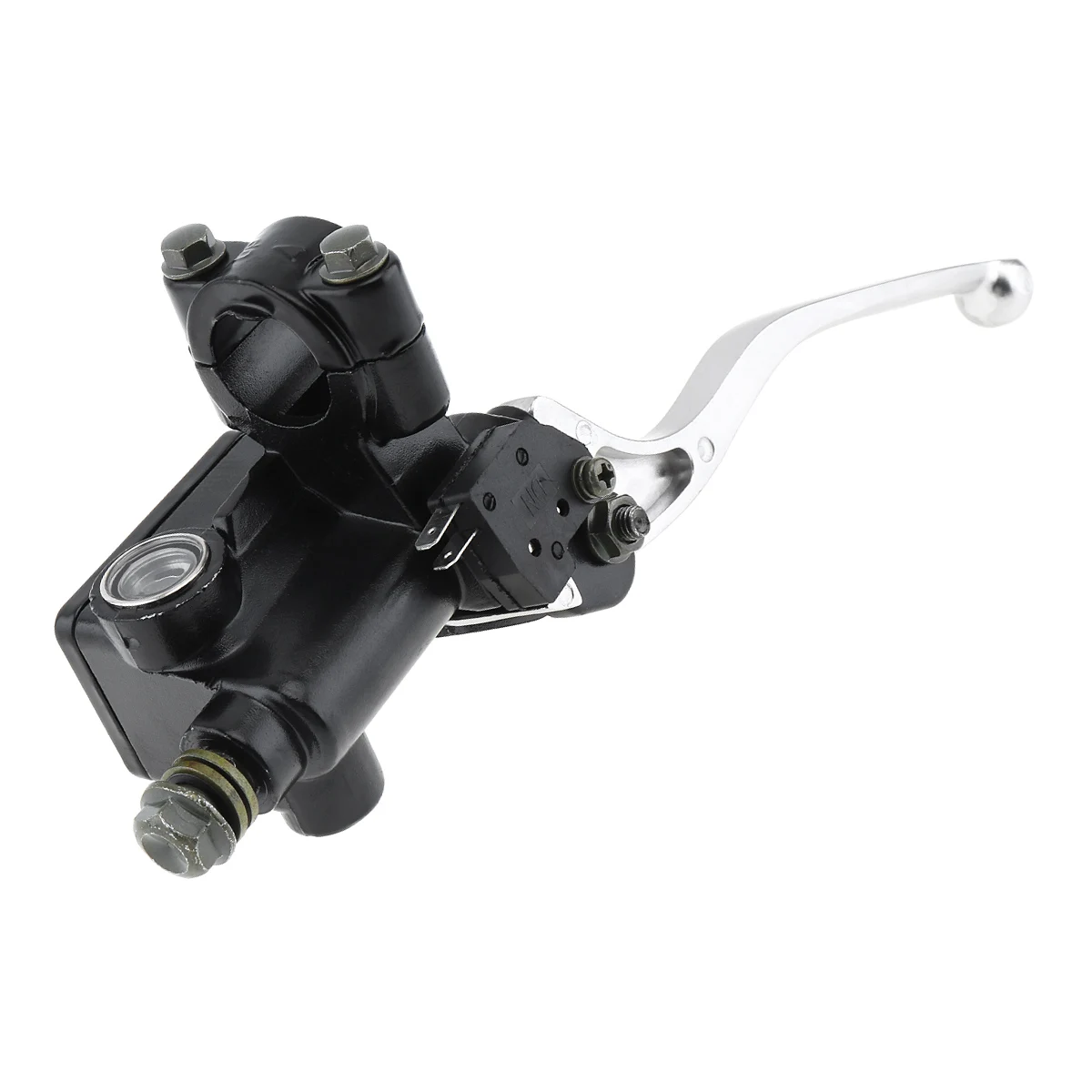 22MM M8/M10 Motorcycle Upper Front Brake Clutch Master Cylinder CNC Clutch Pump Reservoir Pump Lever Left Right Fit for Honda