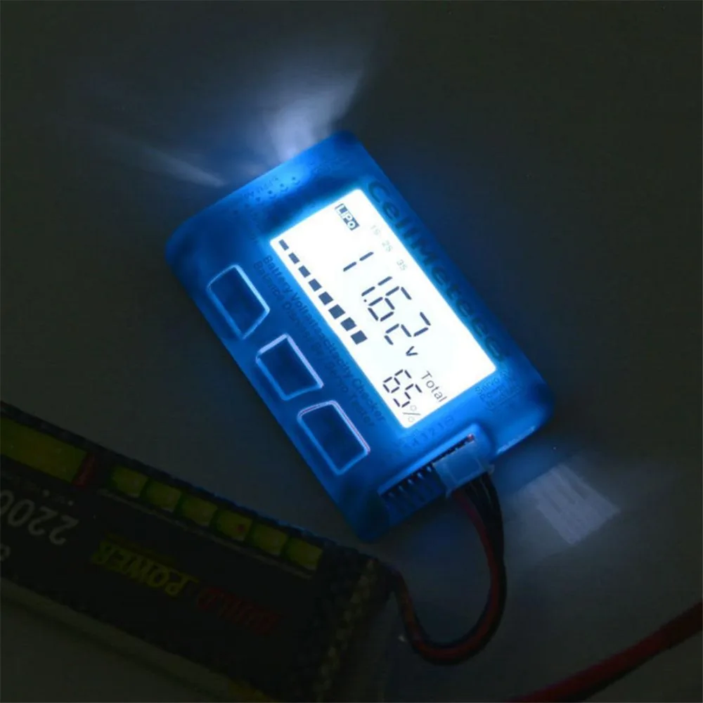 RC CellMeter 8 1-8S / Cellmeter 7 1-7S Battery Capacity Voltage Test Meter LiPo Li-Lon NiMH Meter 8 High Quality Wholesale