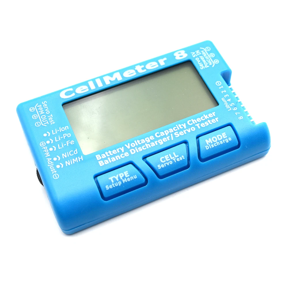RC CellMeter 8 1-8S / Cellmeter 7 1-7S Battery Capacity Voltage Test Meter LiPo Li-Lon NiMH Meter 8 High Quality Wholesale