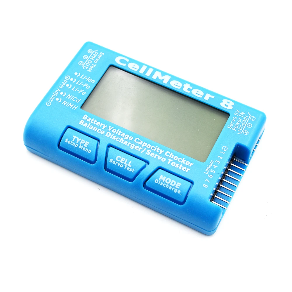 RC CellMeter 8 1-8S / Cellmeter 7 1-7S Battery Capacity Voltage Test Meter LiPo Li-Lon NiMH Meter 8 High Quality Wholesale