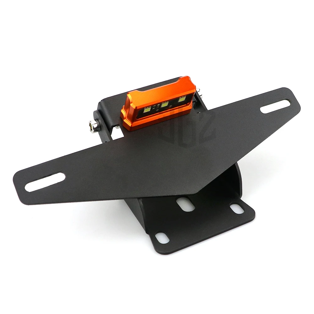 Motorcycle Rear License Plate Tail Frame Holder Bracket For KTM DUKE 125 250 390 200 2017 2018 2019 2020-2023