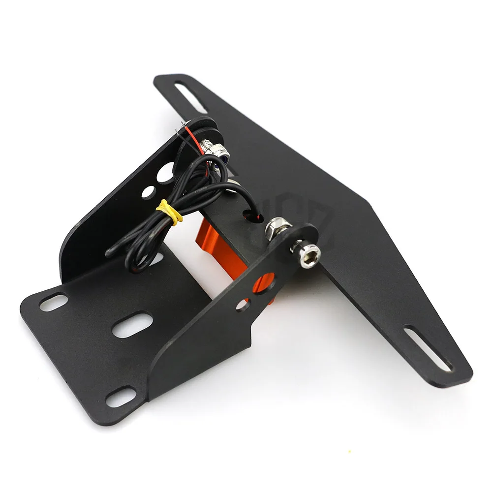 Motorcycle Rear License Plate Tail Frame Holder Bracket For KTM DUKE 125 250 390 200 2017 2018 2019 2020-2023