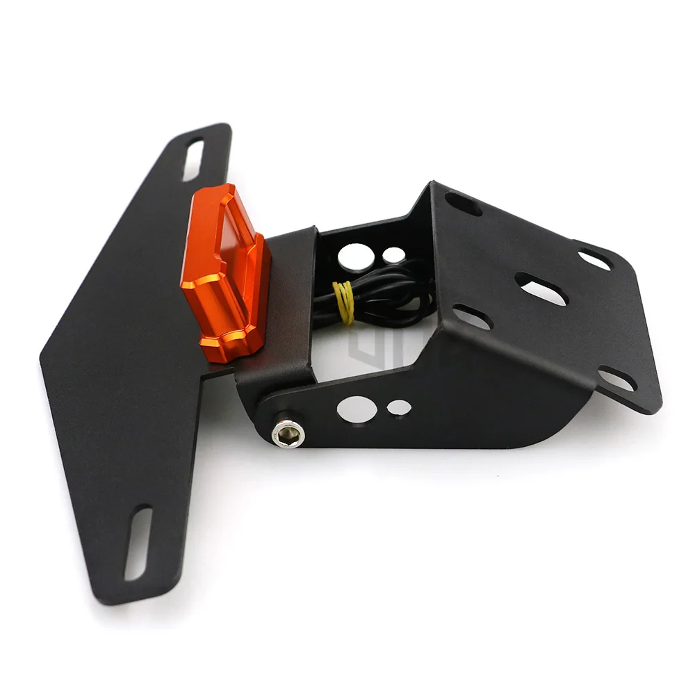 Motorcycle Rear License Plate Tail Frame Holder Bracket For KTM DUKE 125 250 390 200 2017 2018 2019 2020-2023