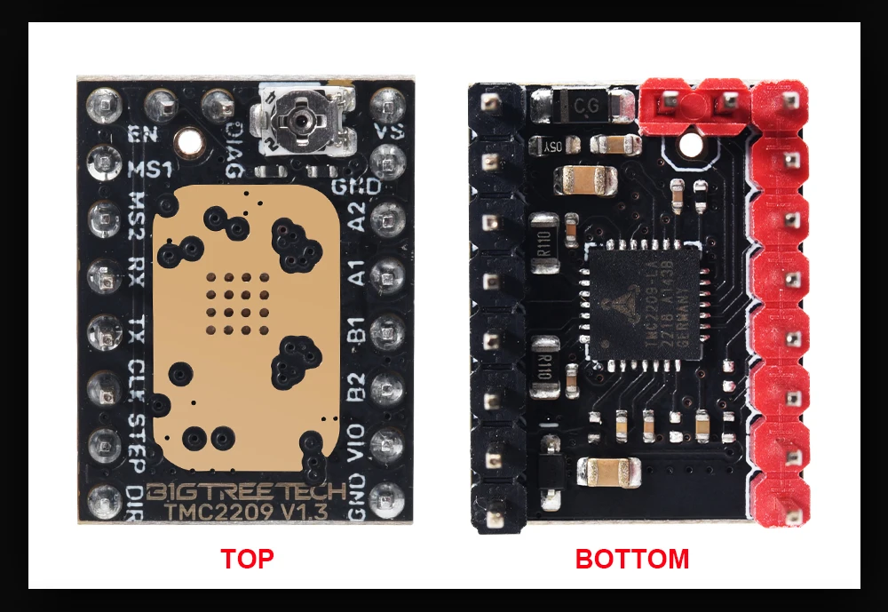 BIGTREETECH TMC2209 V1.3 Stepper Motor Driver UART VS TMC2208 TMC2130 3D Printer Parts For Octopus V1.1 SKR 2 Board Ender 3 V2