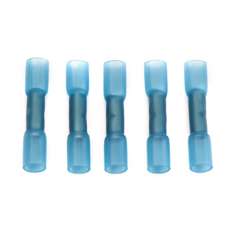 10/20/30/50PCS Heat Shrink Insulated Butt Connectors Splice Electrical Crimp Terminals Waterproof AWG 22-18 AWG 16-14 AWG 12-10