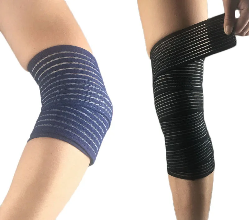 1Pcs Cotton Elastic Bandage For Wrist Calf Elbow Leg Ankle Protector Compression Knee Support Band Sport Tape Fitness Safety