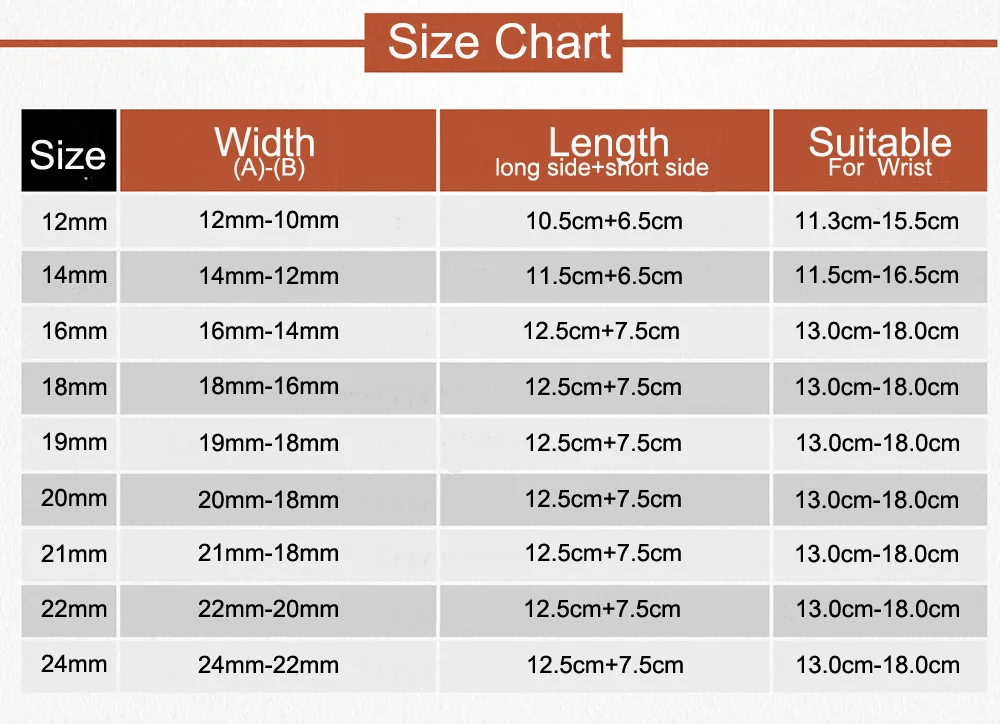 Universal Replacement Leather Watch Strap Leather Watchband for Men Women 12mm 14mm 16mm 18mm 19mm 20mm 21mm 22mm Watch Band
