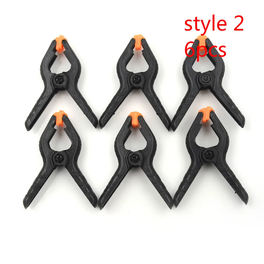 4 /6 /10pcs Spring Clamps Fixture Plastic Fastening Clips For LCD Screen Phone Non-slip Handle Repair Tools Outillage