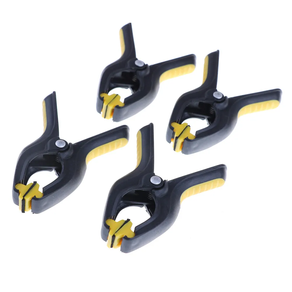 4 /6 /10pcs Spring Clamps Fixture Plastic Fastening Clips For LCD Screen Phone Non-slip Handle Repair Tools Outillage