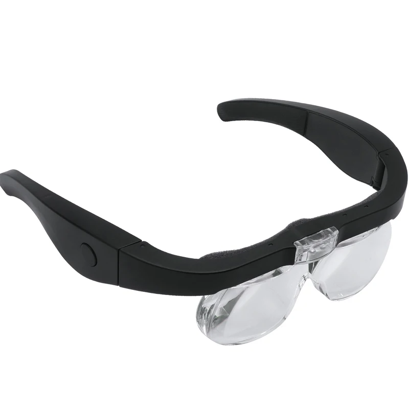 Magnifying Glasses Magnifier1.5X 2.5X 3.5X 5.0X USB Rechargeable With LED Light For Reading Jewelers Watchmaker Repair Wearing