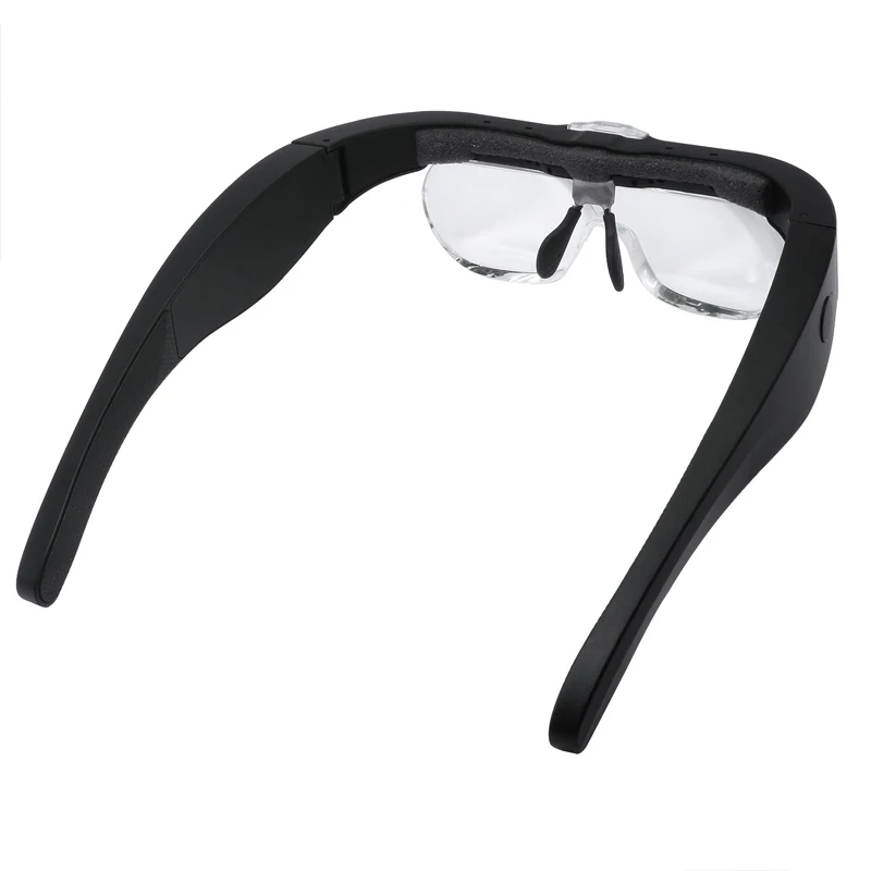 Magnifying Glasses Magnifier1.5X 2.5X 3.5X 5.0X USB Rechargeable With LED Light For Reading Jewelers Watchmaker Repair Wearing