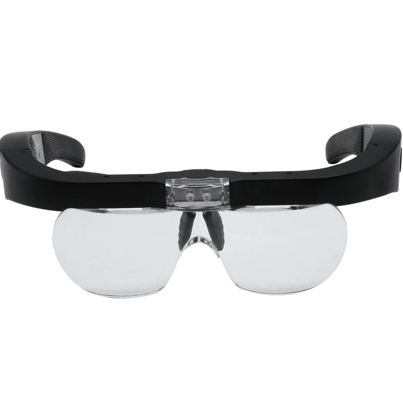 Magnifying Glasses Magnifier1.5X 2.5X 3.5X 5.0X USB Rechargeable With LED Light For Reading Jewelers Watchmaker Repair Wearing
