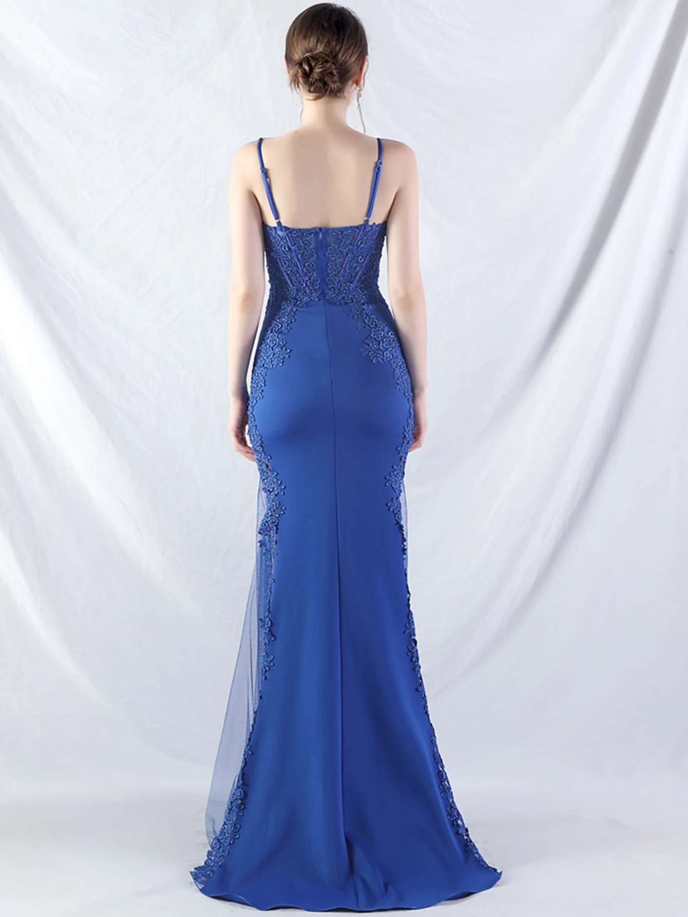 Sexy See Through Lace Maxi Summer Dress Women Elegant Luxury Mesh Bridesmaid Evening Dresses Birthday Prom Long Dresses Vestido