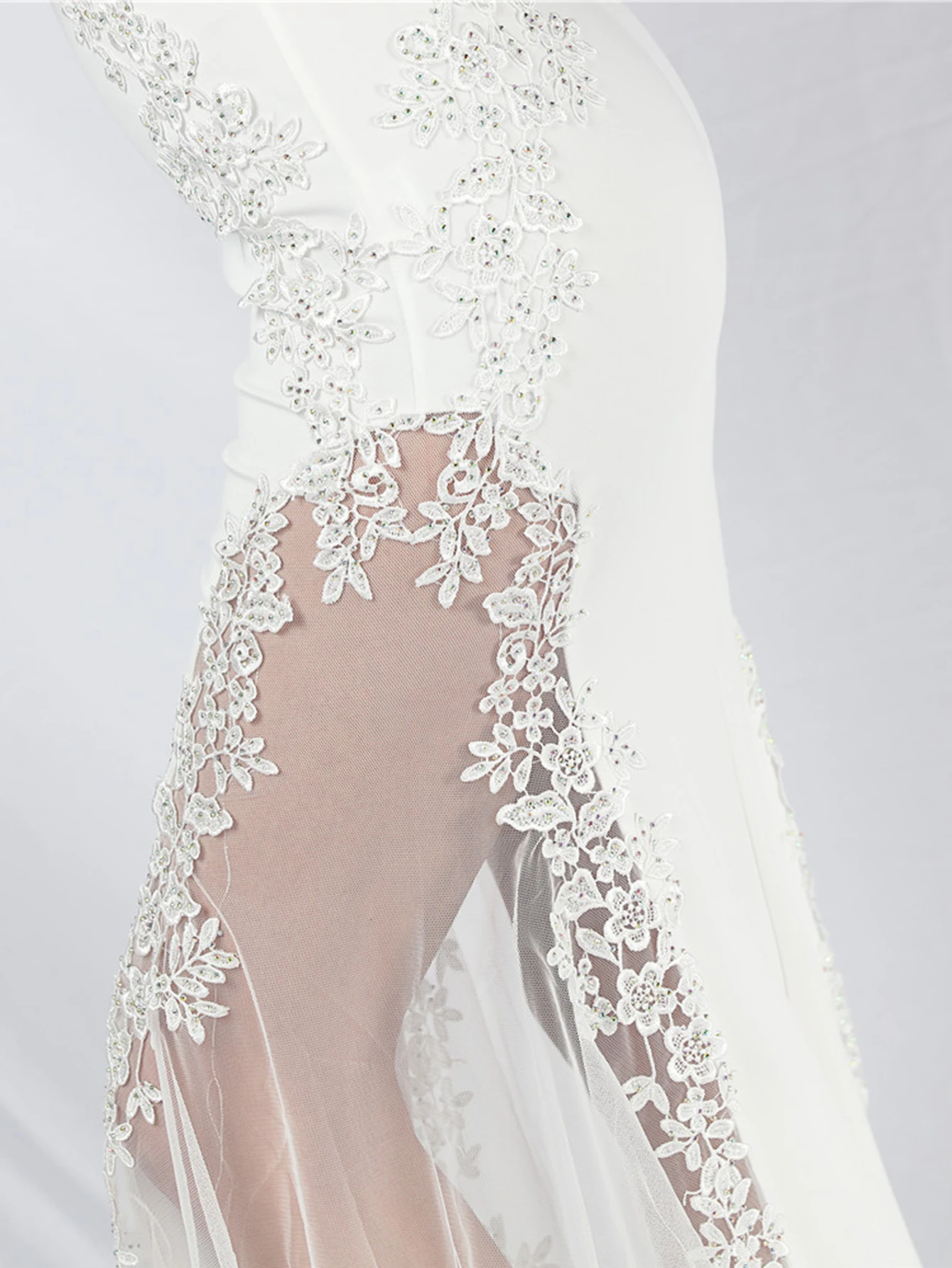 Sexy See Through Lace Maxi Summer Dress Women Elegant Luxury Mesh Bridesmaid Evening Dresses Birthday Prom Long Dresses Vestido