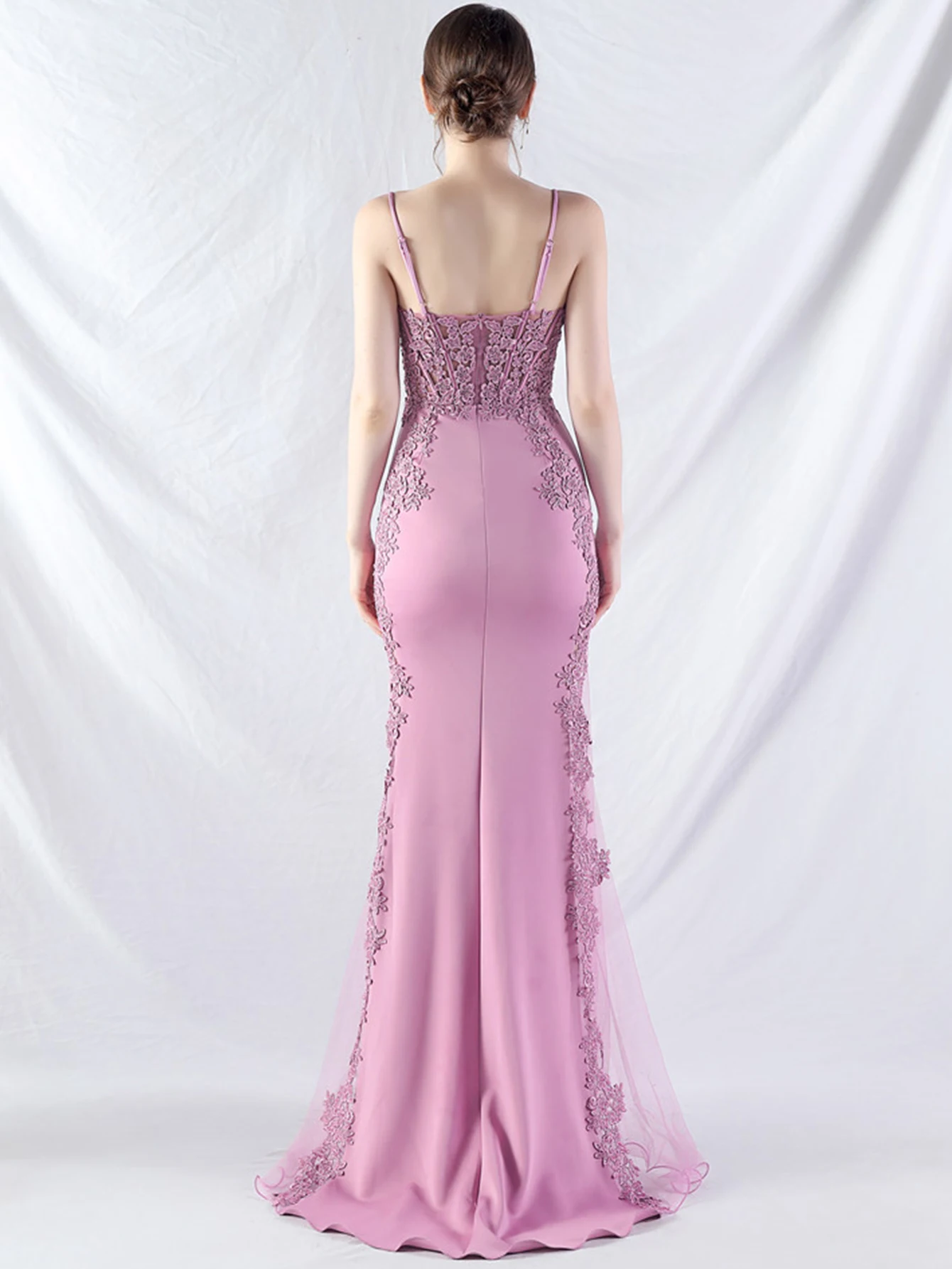 Sexy See Through Lace Maxi Summer Dress Women Elegant Luxury Mesh Bridesmaid Evening Dresses Birthday Prom Long Dresses Vestido