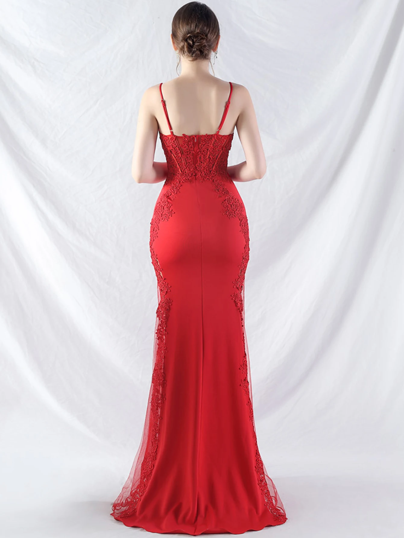 Sexy See Through Lace Maxi Summer Dress Women Elegant Luxury Mesh Bridesmaid Evening Dresses Birthday Prom Long Dresses Vestido