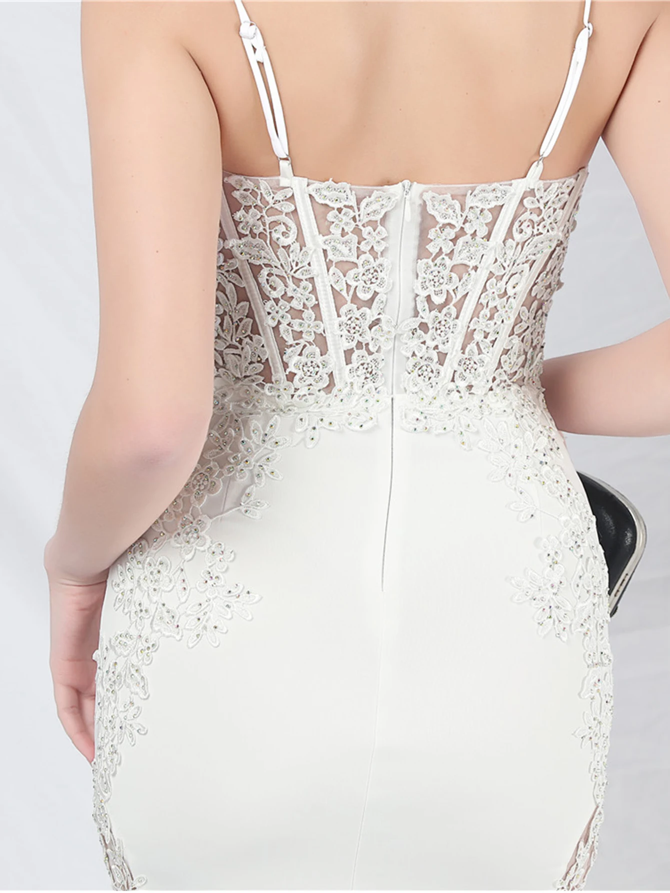 Sexy See Through Lace Maxi Summer Dress Women Elegant Luxury Mesh Bridesmaid Evening Dresses Birthday Prom Long Dresses Vestido