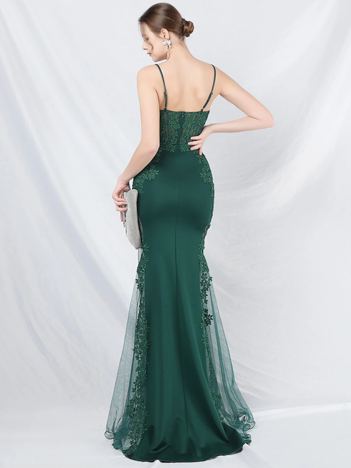 Sexy See Through Lace Maxi Summer Dress Women Elegant Luxury Mesh Bridesmaid Evening Dresses Birthday Prom Long Dresses Vestido
