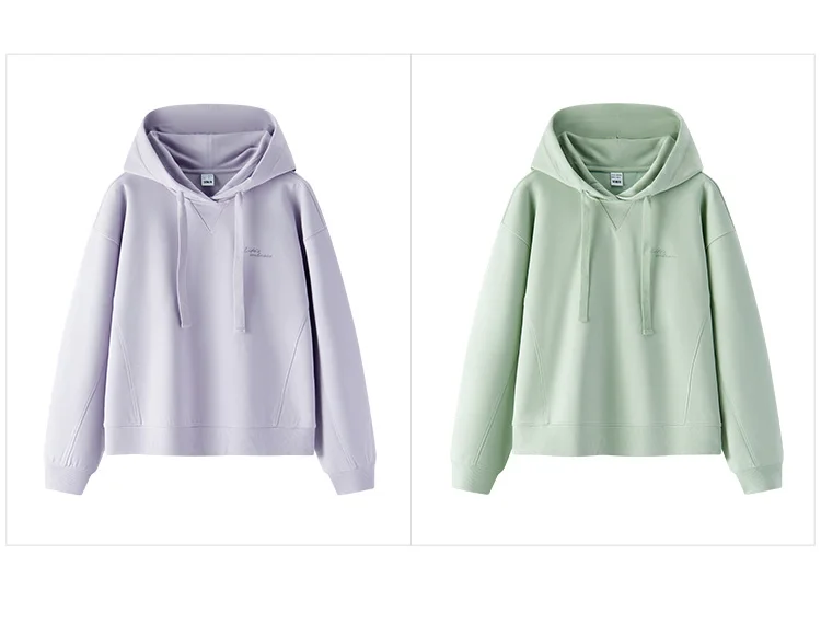 Semir Embroidered Hoodies Soft Texture Women Spring Casual Sweatshirt Fashion Comfort Loose Style Gentle Trend Cozy New 2026