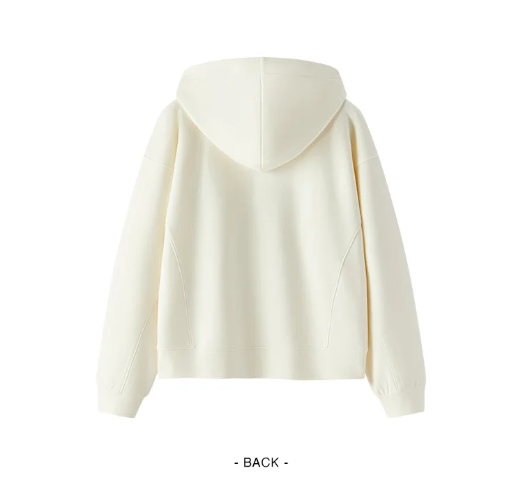 Semir Embroidered Hoodies Soft Texture Women Spring Casual Sweatshirt Fashion Comfort Loose Style Gentle Trend Cozy New 2026