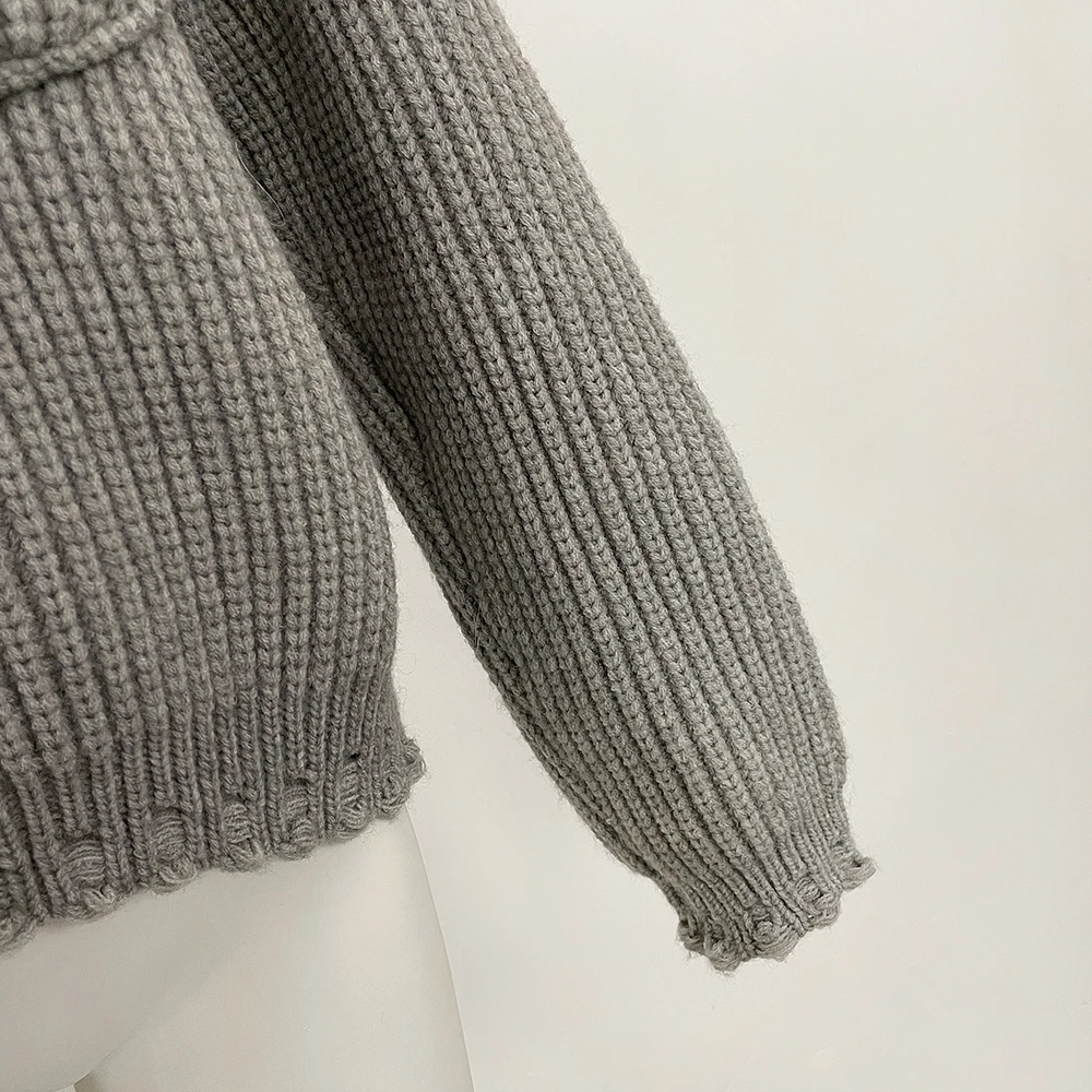 Reality Fur Pullovers Women's Sweater Women Trends 2025 Cardigan Femmes Blouse Autumn New Women's Clothing Women Winter Clothes