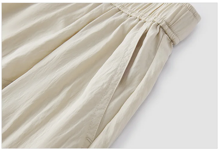 Semir Womens Skirt 2026 Elastic Waist Draped Split A Line Tops Loose Casual Style Soft Elegant Comfortable Daily Wear