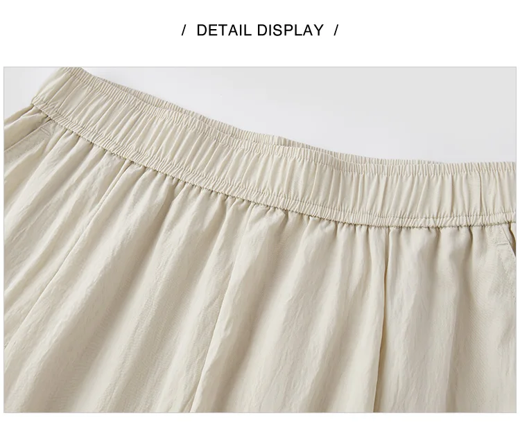 Semir Womens Skirt 2026 Elastic Waist Draped Split A Line Tops Loose Casual Style Soft Elegant Comfortable Daily Wear