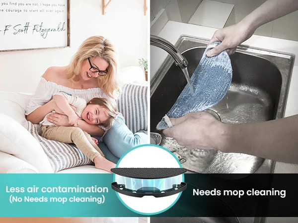 Lefant M320 6000Pa Powerful Suction Robot Vacuum Cleaner with Mop ,210 Mins Runtime,800ML Visible Dustbin,Carpet Detection