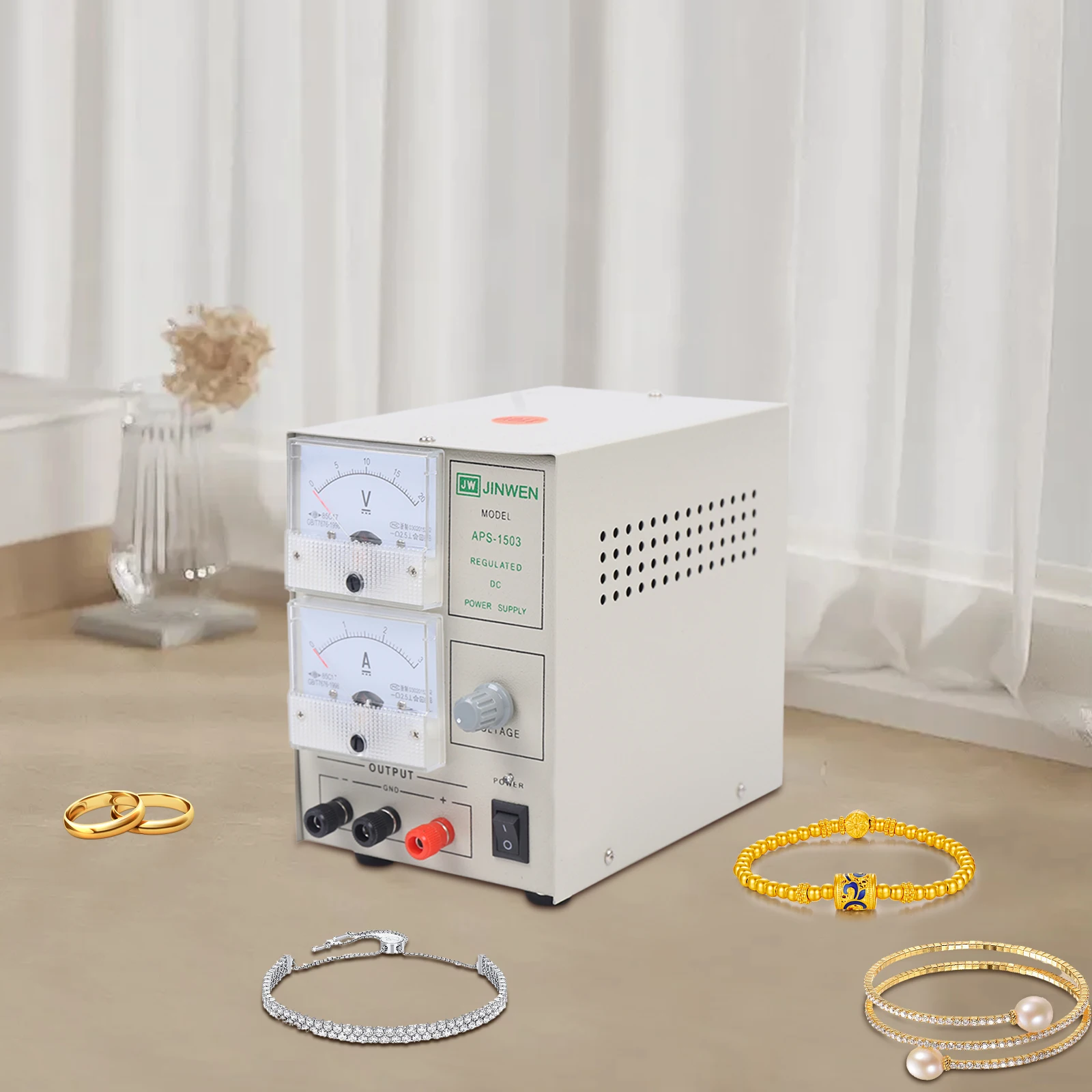 Jewelry Craft Kit Gold Plating Machine Jewelry Plater Electroplating Kit Automatic Voltage Regulation Overcurrent Protection