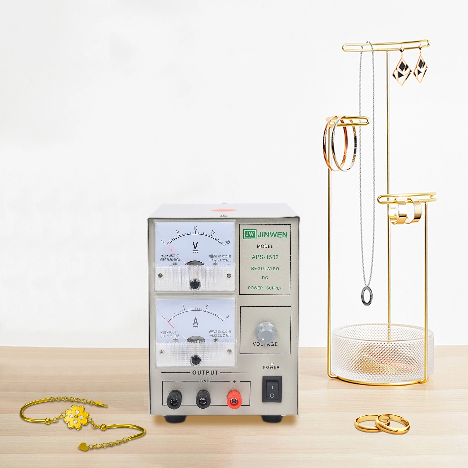 Jewelry Craft Kit Gold Plating Machine Jewelry Plater Electroplating Kit Automatic Voltage Regulation Overcurrent Protection