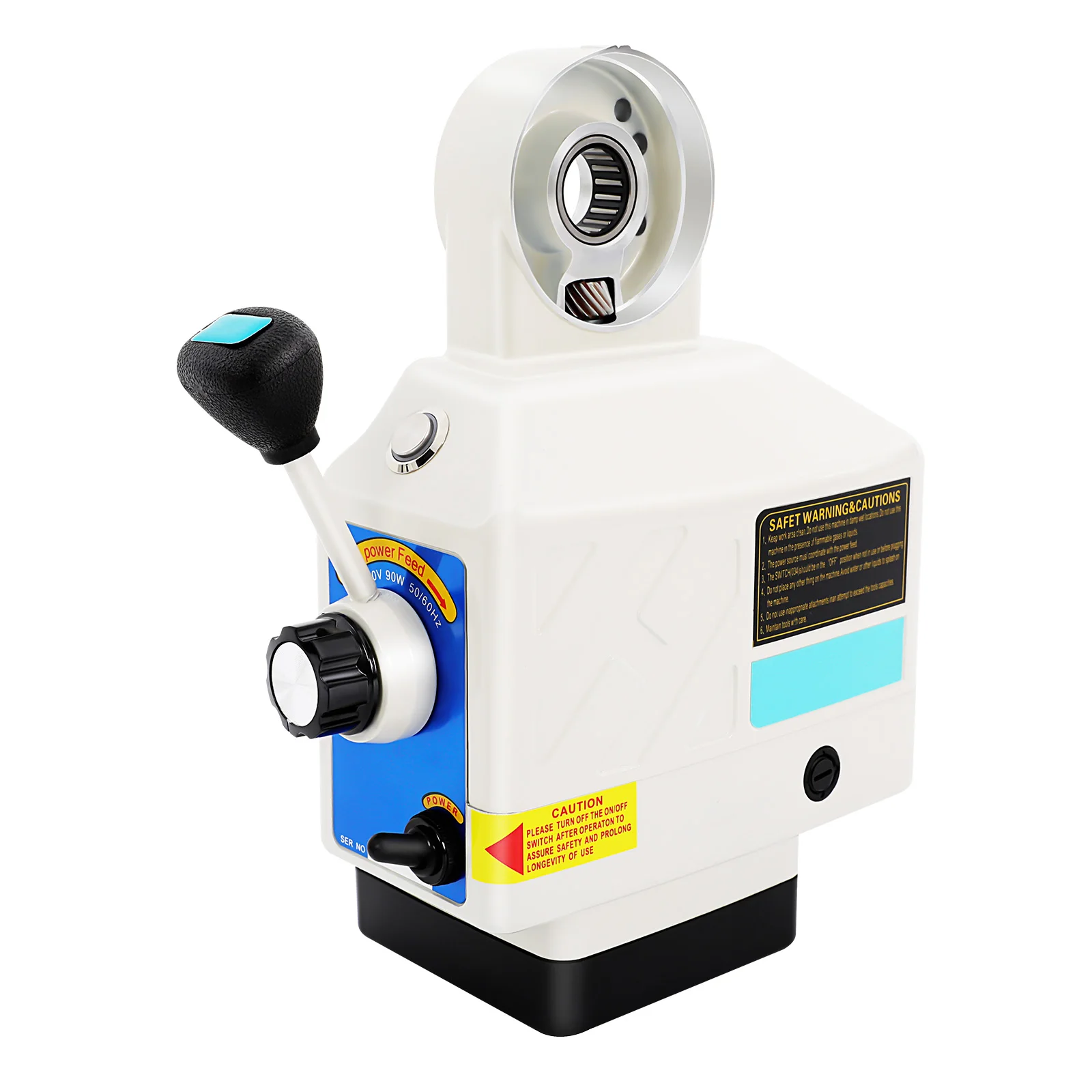 Power Feed For Milling Machine,220V Portable Adjustable Speed X-Axis Power Feed Drive Feed Kit,Positive And Negative Commutation