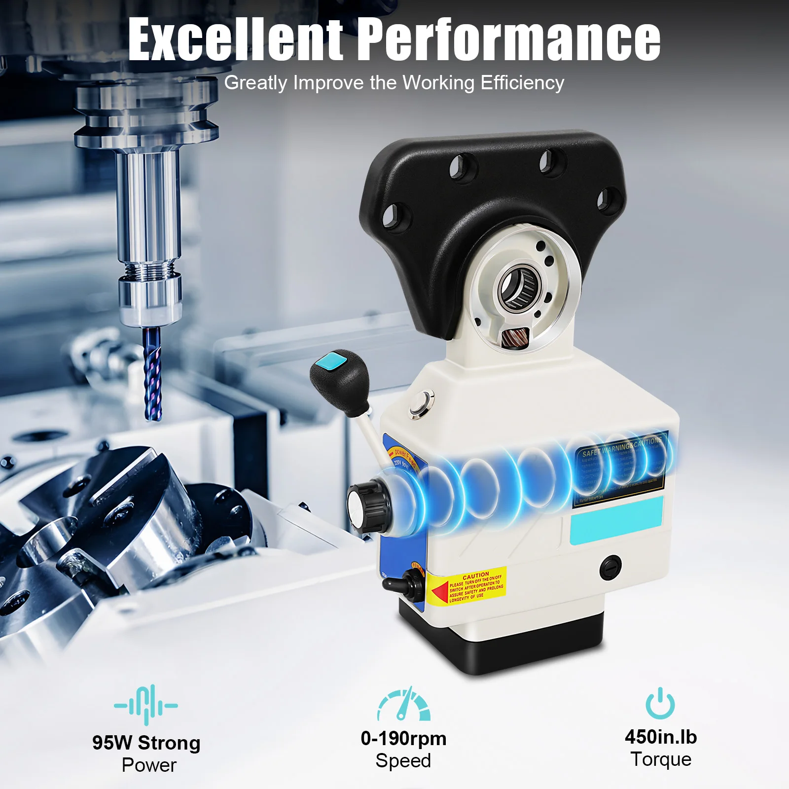 Power Feed For Milling Machine,220V Portable Adjustable Speed X-Axis Power Feed Drive Feed Kit,Positive And Negative Commutation