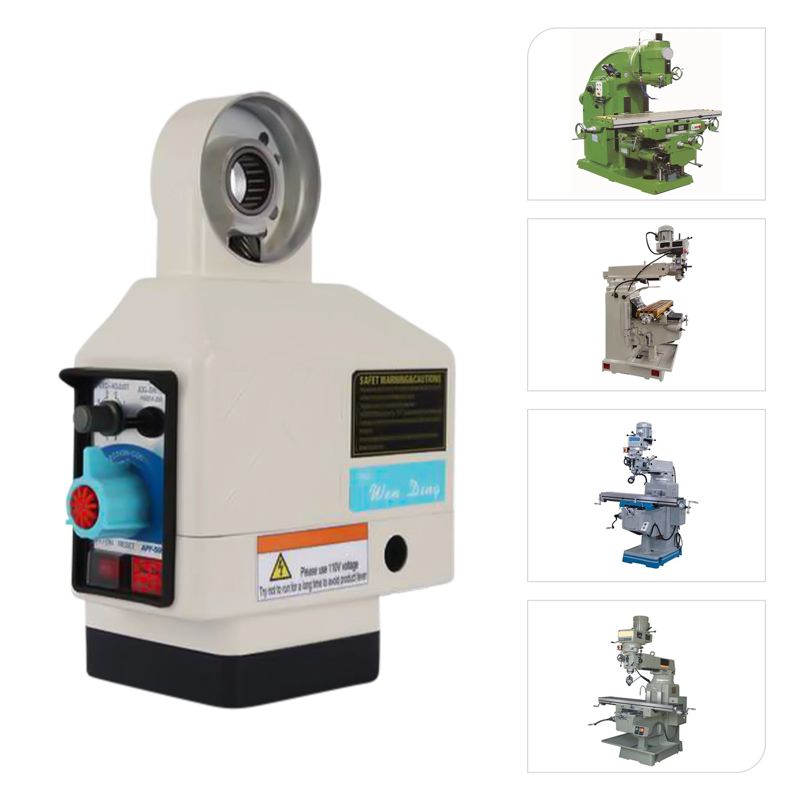 Power Feed For Milling Machine,220V Portable Adjustable Speed X-Axis Power Feed Drive Feed Kit,Positive And Negative Commutation
