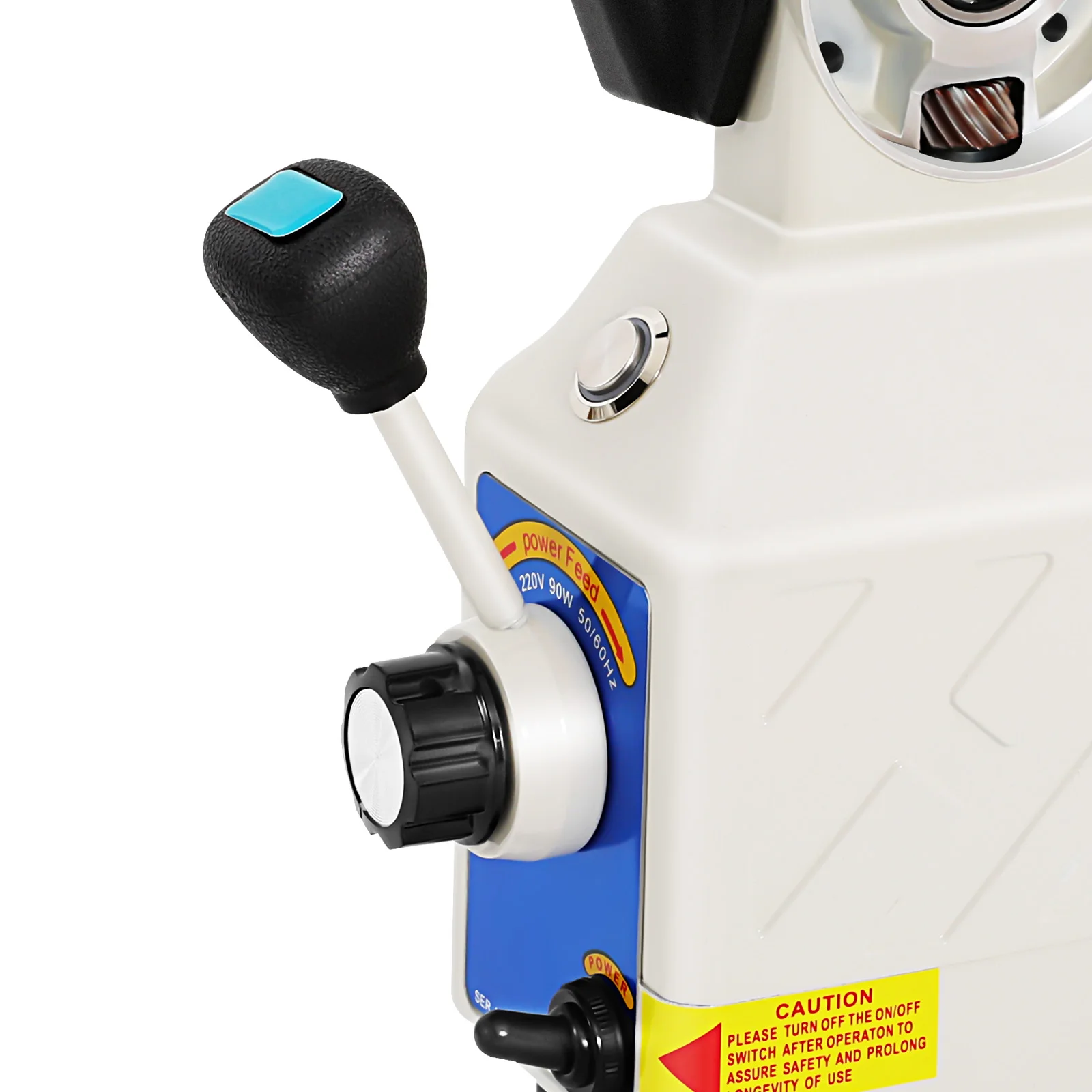 Power Feed For Milling Machine,220V Portable Adjustable Speed X-Axis Power Feed Drive Feed Kit,Positive And Negative Commutation