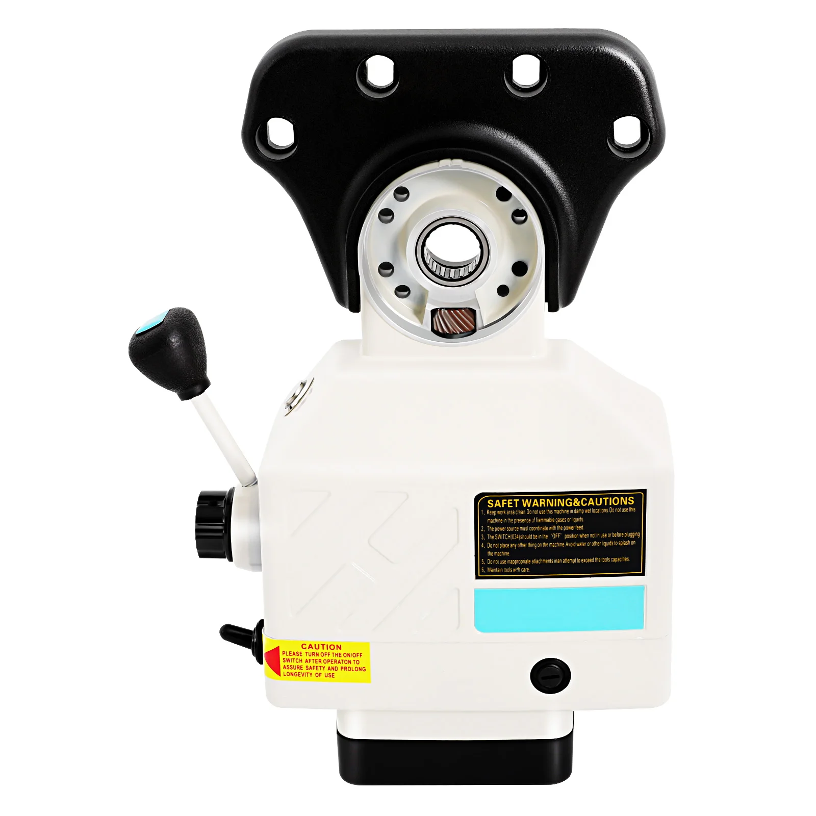 Power Feed For Milling Machine,220V Portable Adjustable Speed X-Axis Power Feed Drive Feed Kit,Positive And Negative Commutation